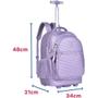 Imagem de Mochila De Carrinho Rebecca Bonbon Metalz Rb24052 Cor Sortida