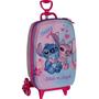 Imagem de Mochila De Carrinho Stitch e Angel Infantil 3d Impermeável