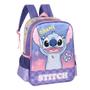 Imagem de Mochila de Costa Escolar Stitch Luxcel Disney Clássica Lilás