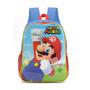 Imagem de Mochila de costa escolar super mario