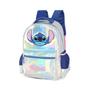 Imagem de Mochila De Costa Prata Stitch Disney Classics Holográfica