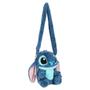 Imagem de Mochila de Costa Stitch Azul Infantil Luxcel Pelucia