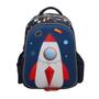 Imagem de Mochila De Costas 14" Foguete 3D Infantil Passeio Escolar