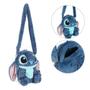 Imagem de Mochila De Costas 2 em 1 Bolsa Stitch 32cm Pelúcia Disney