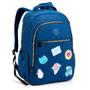 Imagem de Mochila de Costas Azul Awesome Colorup Escolar - Seanite