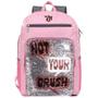 Imagem de Mochila De Costas Capricho Lantejoulas Crush Pink