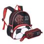 Imagem de Mochila de Costas com Estojo duplo Flamengo Bolsa Futebol