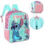 Imagem de Mochila De Costas Escolar Infantil Fãs Disney Stitch Angel