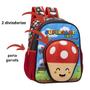 Imagem de Mochila De Costas Escolar Infantil Mario Yepp Super Bros