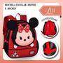 Imagem de Mochila De Costas Escolar Infantil Minnie e Mickey Personagem Disney Volta as Aulas Criança