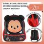 Imagem de Mochila De Costas Escolar Infantil Minnie e Mickey Personagem Disney Volta as Aulas Criança