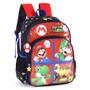 Imagem de Mochila De Costas Escolar Infantil Personagens Super Mário