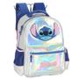 Imagem de Mochila De Costas Escolar Infantil Stitch Disney Metálico