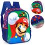 Imagem de Mochila De Costas Escolar Infantil Super Mário Bros Luigi