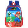 Imagem de Mochila De Costas Escolar Infantil Super Mário Bros Luigi