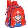 Imagem de Mochila de Costas Escolar Passeio Infantil Super Mário 20L