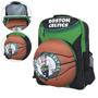 Imagem de Mochila De Costas Escolar Times Nba Basquete Relevo Bola 3D