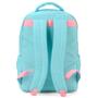 Imagem de Mochila De Costas Escolar Verde E Rosa Up4You - Luxcel