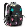 Imagem de Mochila De Costas + Estojo Duplo Estrelas Preto Funpacks