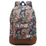 Imagem de Mochila de costas feminina floral, escolar, passeio,trabalho convoy yins  sortidas