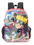 Imagem de Mochila De Costas Infantil Escolar Boruto - Vermelho