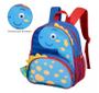 Imagem de Mochila De Costas Infantil Escolar Clio Pets Dino