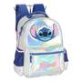 Imagem de Mochila De Costas Infantil Metalizada Stitch Disney Luxcel