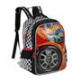 Imagem de Mochila de Costas Luxcel Hotwheels Jacquard Preto