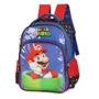 Imagem de Mochila de Costas Luxcel Super Mario Azul