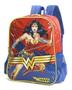 Imagem de MOCHILA DE COSTAS MULHER MARAVILHA IS34321WWVM vermelho com azul