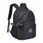 Imagem de Mochila de Costas Rebecca Bonbon RB24527 17” Preta em Crinkle Lurex com Bolso Antifurto e Compartimento Notebook