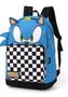 Imagem de Mochila De Costas Sonic Com Orelha ul Escolar G - Luxcel