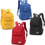 Imagem de Mochila de Costas UP4YOU Monocromático Juvenil Escolar Masculino Feminino Passeio Viagens Cores