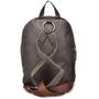 Imagem de Mochila de Couro para Notebook com Divisao Forrada café