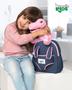 Imagem de Mochila de dinossauro de pelúcia Naturally KIDS rosa para meninas de 3 a 5 anos