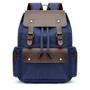 Imagem de Mochila de Lona com Partes em Couro e Compartimento Para Notebook de Até 15.6 Polegadas Impermeável Resistente
