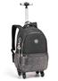 Imagem de Mochila de  matelasse estrela com rodas  com giro em 360 cor pastel