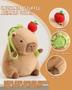 Imagem de Mochila de Pelúcia Kawaii Capivara com Tartaruga - 12 Polegadas - Brinquedo de Pelúcia para Crianças