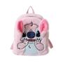 Imagem de Mochila de Pelúcia Stitch Disney - Grande Capacidade para Estudantes