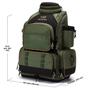 Imagem de Mochila de Pesca Bassdash - Multifuncional, Leve e Tática com Caixa de Iscas e Capa de Chuva