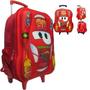 Imagem de Mochila De Roda Escolar Menino Cars 3D Mc05005