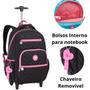 Imagem de Mochila De Rodas 360º Metalizada Para Notebook