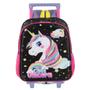 Imagem de Mochila De Rodinha C/ Alças Unicornio Luxcel Up4you Violeta