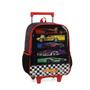 Imagem de Mochila de Rodinha Escolar Infantil Meninos Hotwheels Preto