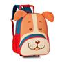 Imagem de Mochila de Rodinhas 15 Grande 38cm Cachorro Clio Pets CP2652A