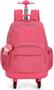 Imagem de Mochila De Rodinhas 360 Escolar Viagens Feminina Rosa UP4YOU