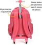 Imagem de Mochila De Rodinhas 360 Escolar Viagens Feminina Rosa UP4YOU