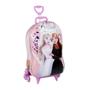 Imagem de Mochila de Rodinhas 3D Maxtoy Frozen Elsa e Anna Rosa