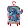 Imagem de Mochila de Rodinhas 3D Maxtoy Stitch Praia Vermelho