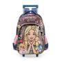 Imagem de Mochila De Rodinhas Barbie Azul Luxcel